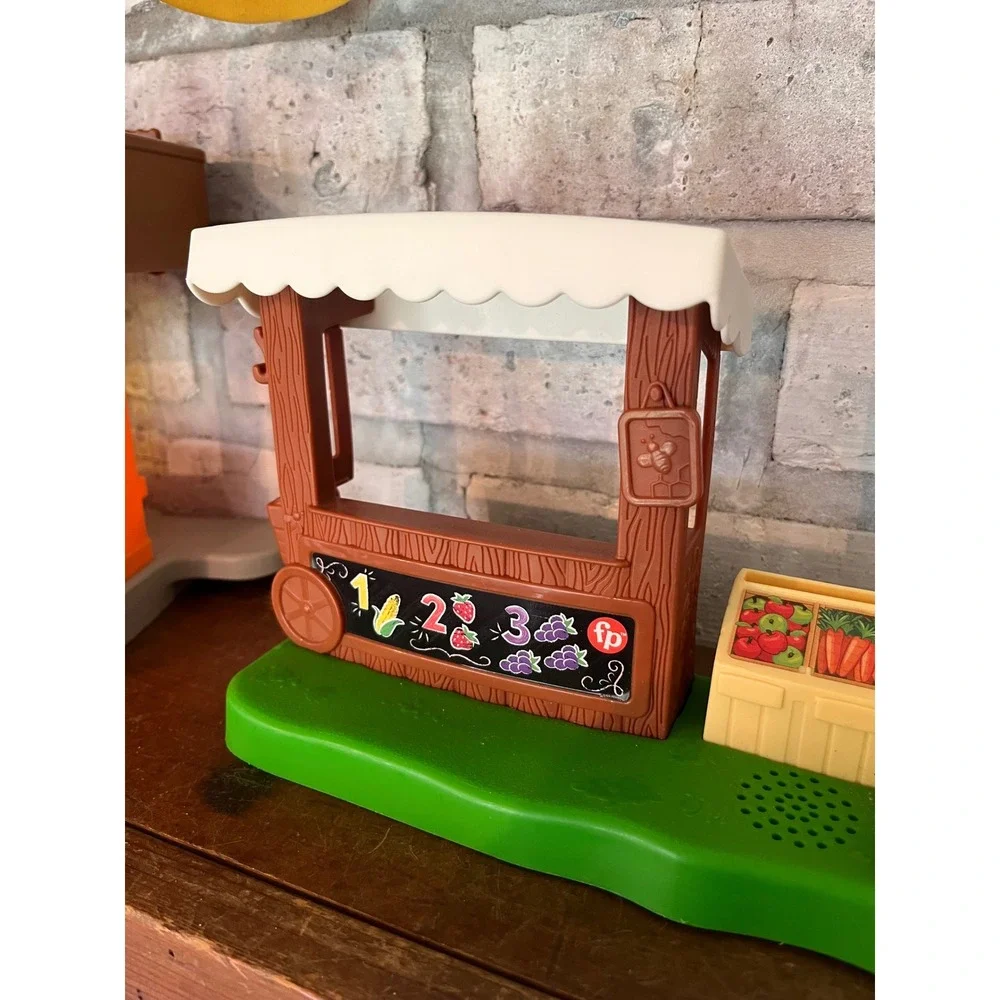 Set of Two Fisher-Price Little‎ People Farmers Market Playsets
